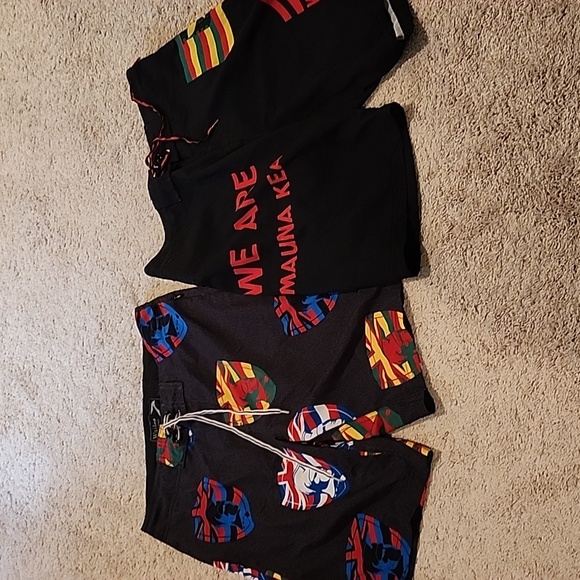 Two Swim Shorts Hawaiian Surf board shorts Mauna - Picture 8 of 10